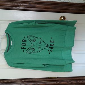 For Fox Sake Crew Neck sweatshirt